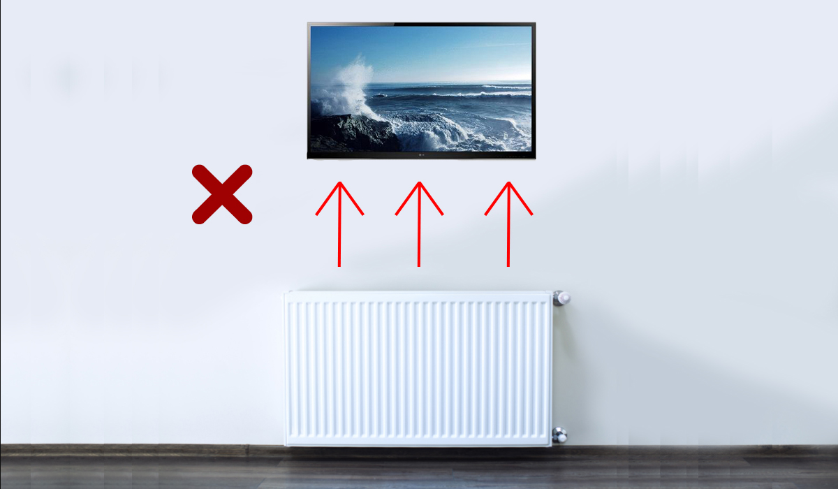 Can-You-Put-a-TV-Above-a-Radiator