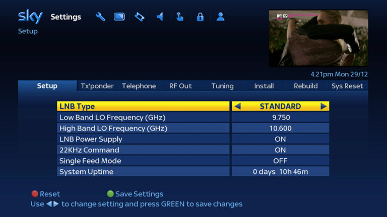 What Is Sky Single Feed Mode